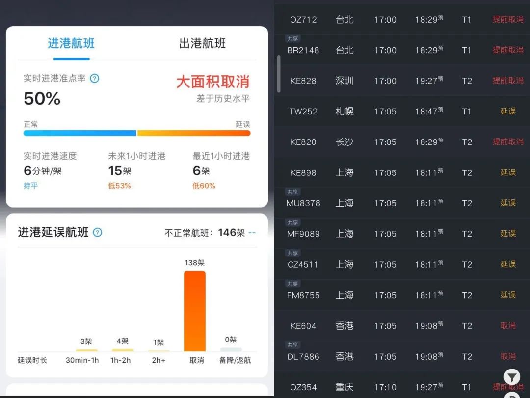 緊急：韓國航班大面積取消，意大利多地無法配送